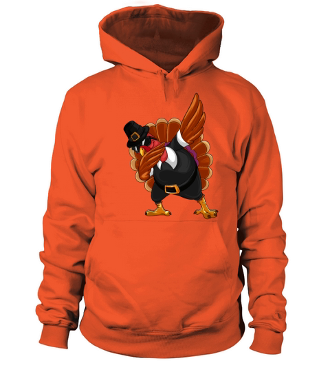 Thanksgiving Day Dabbing Turkey Pilgrim Boys Girls Women's Hoodie