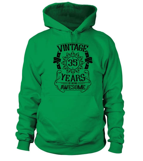 35th birthday gift ideas vintage women men Women's Hoodie