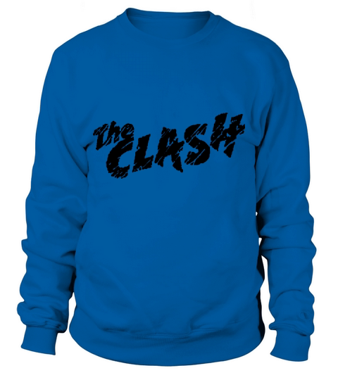 The Clash Band Logo Black Sweatshirt Unisex