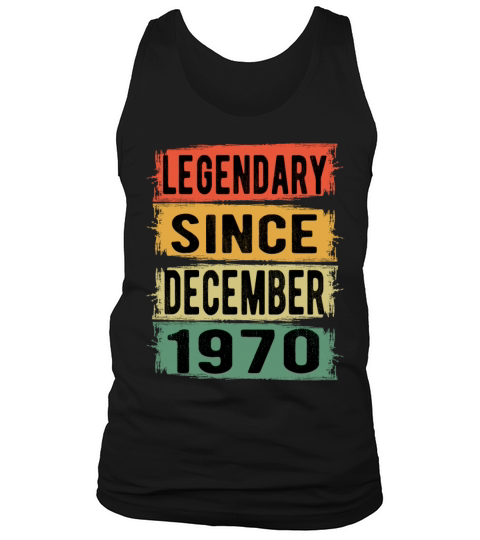 Birthday Retro Legendary December 197 Men's Tank Top