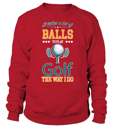 Cool retro golfer shirt for golfers men Men's Sweatshirt