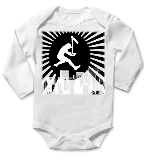 Scooter city Long Sleeve Baby One-Piece