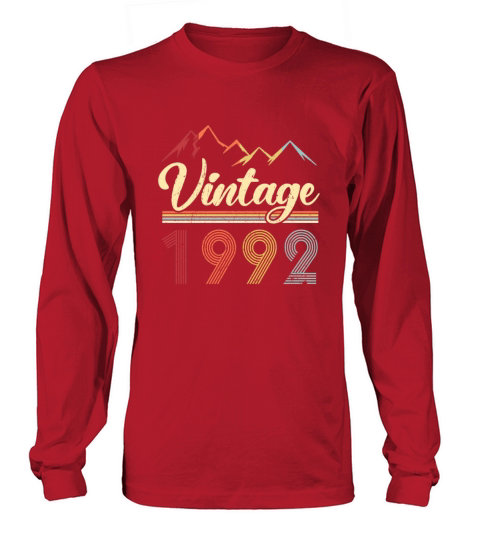 Vintage 1992 29th Birthday Retro 29 Years Old Women's Long Sleeve