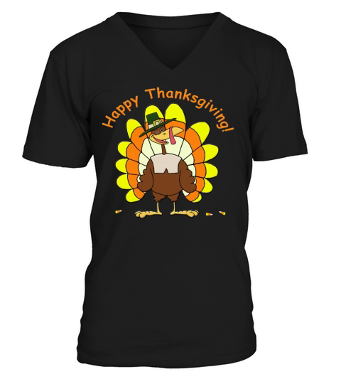Happy Thanksgiving Men's V-Neck T-shirt