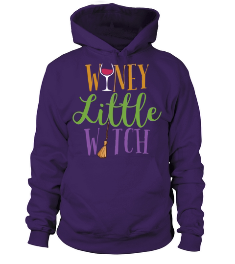 Winey Little Witch Wine Bottle Costume Cool Gift Women's Hoodie
