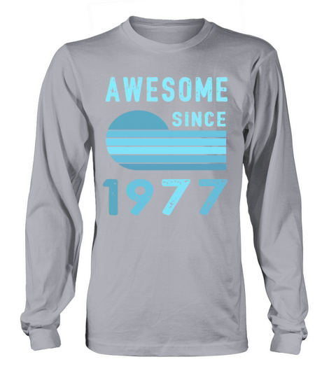 1977 Birthday Retro Vintage Gift 42nd Men's Long Sleeve