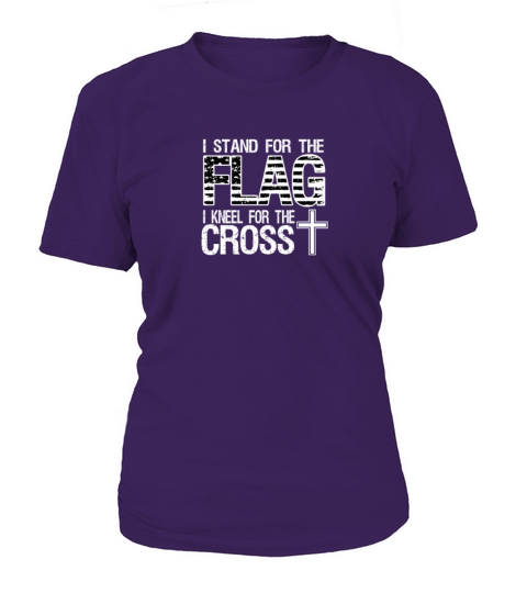 I stand for the flag I kneel for the cross Women's T-Shirt