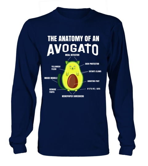 anatomy of avogato Women's Long Sleeve