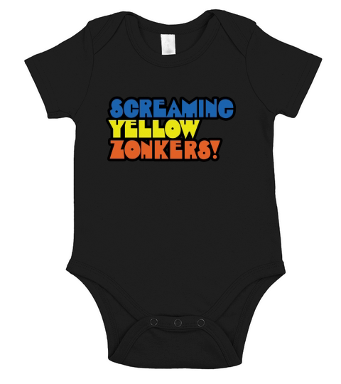 Screaming Yellow Zonkers Short Sleeve Baby One-Piece