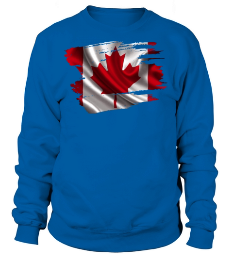 Canada Brush Flag Women's Sweatshirt
