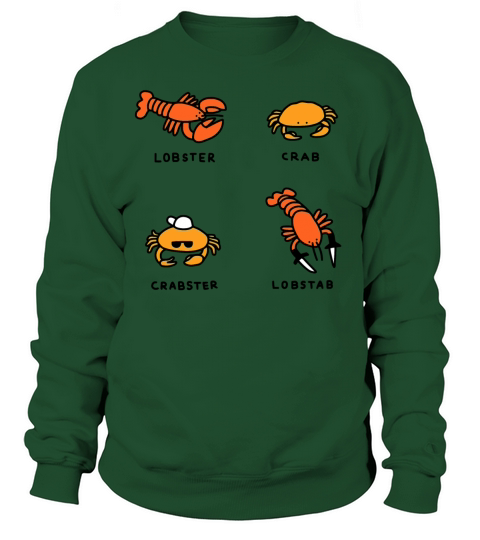 Lobster Crab Funny Illutrator Sea Women's Sweatshirt