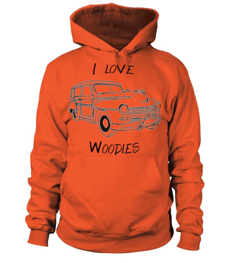 I Love Woodies Women's Hoodie