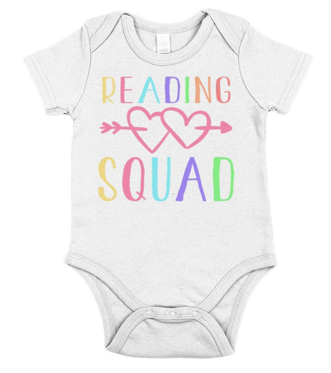 Reading Squad Short Sleeve Baby One-Piece