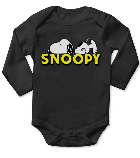 snoopy sleep Long Sleeve Baby One-Piece