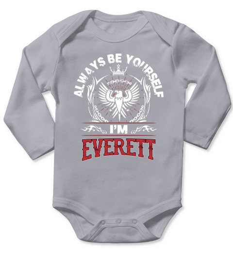 EVERETT Always Be Yourself, im EVERETT Long Sleeve Baby One-Piece