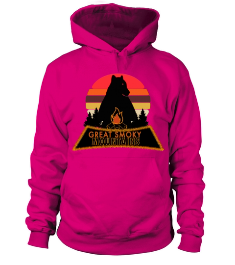 Great Smoky Mountains Retro Sunset Women's Hoodie