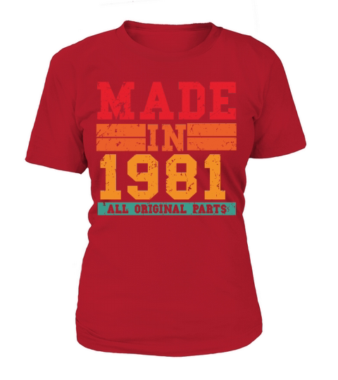 1981 Birthday Vintage Saying Women's T-Shirt