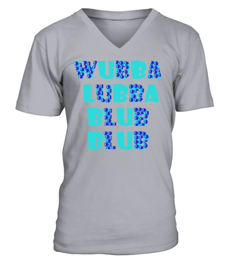 Wubba Lubba Blub blub Men's V-Neck T-shirt