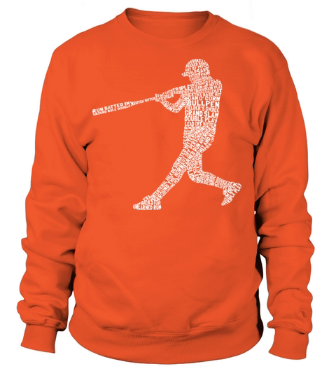 Softball Baseball Player Typography Women's Sweatshirt