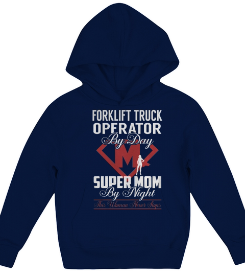 Forklift Truck Operator Kids Hoodie