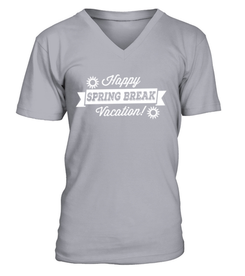 Happy Spring Break Men's V-Neck T-shirt
