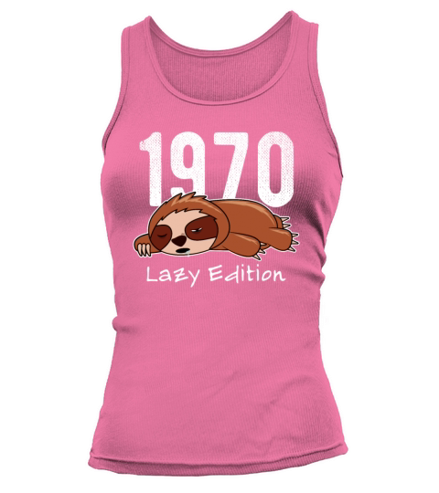Sloth Vintage 1970 Birthday Lazy Edition Women's Tank Top