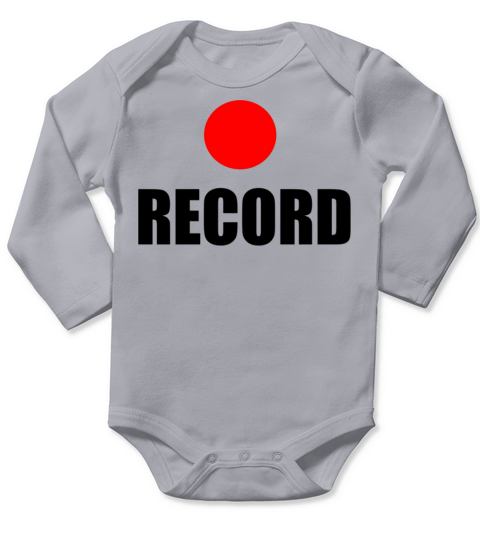 RECORD Long Sleeve Baby One-Piece