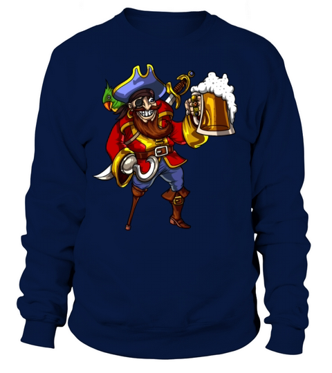 Pirate Beer Drinking Party Funny Sailor Women's Sweatshirt