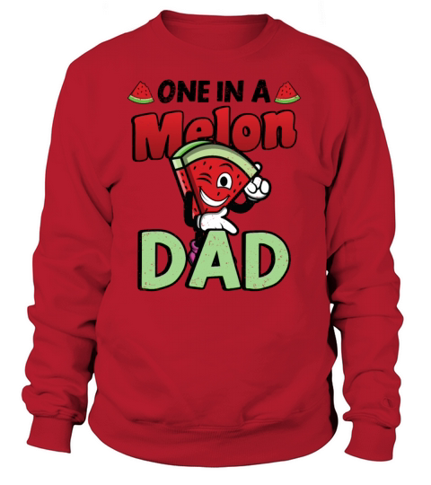 Father Melon Family Watermelon Papi Papa Dad Women's Sweatshirt