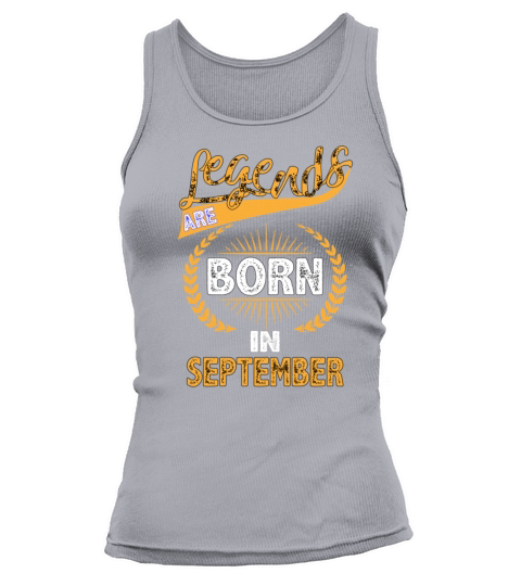 Legends Are Born In September Women's Tank Top