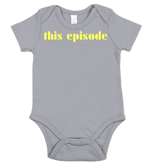 This Episode Short Sleeve Baby One-Piece
