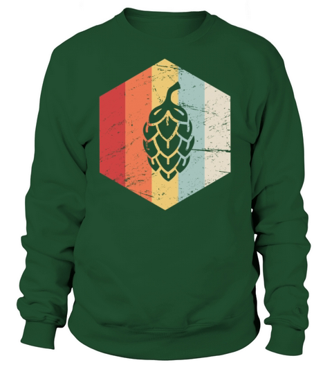 Retro Vintage Hops Craft Beer Icon Women's Sweatshirt