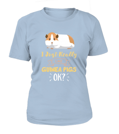 I Just Really Like Guinea Pigs OK Funny Guinea Pig Women's T-Shirt