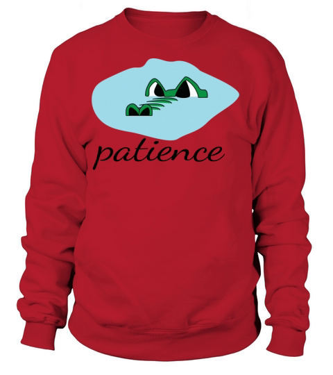 crocodile patience Women's Sweatshirt