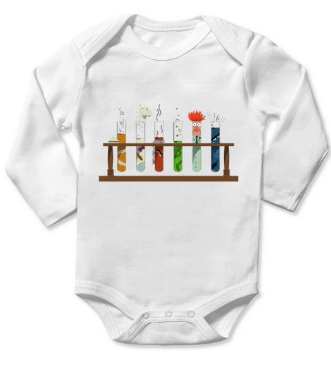 Muppet Science Long Sleeve Baby One-Piece