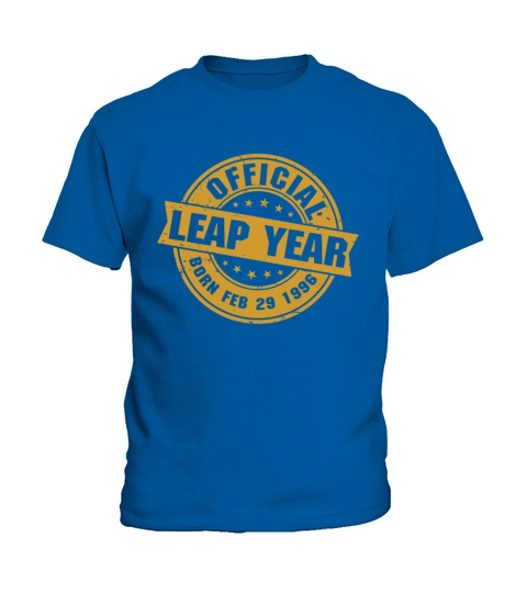 Official Leap Year 1996 February 29 Birthday Gift Kids T-Shirt
