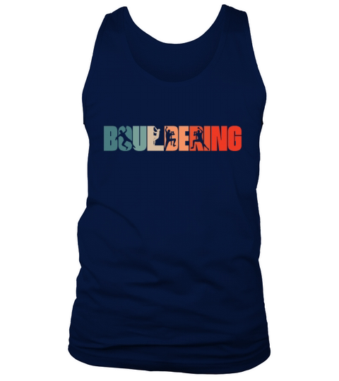 Retro Bouldering Climbing Climber Boulderer Tank Top Unisex