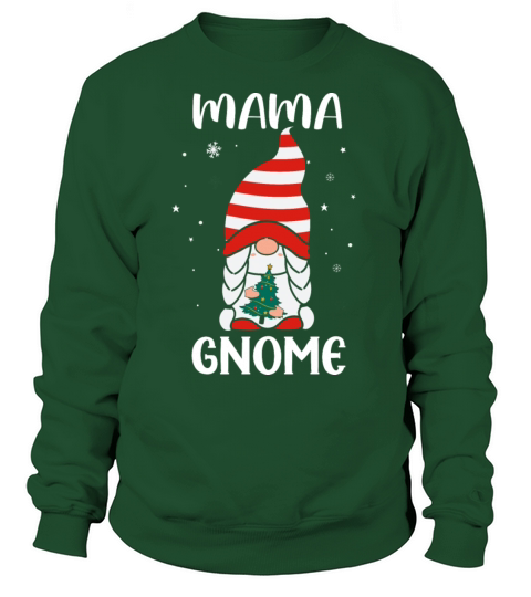 The Mama of Girl Gnome Precious Christmas Tree Women's Sweatshirt