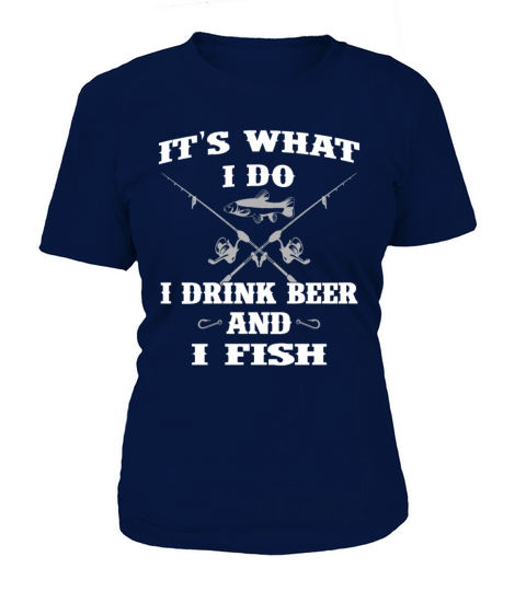 Fisherman Love To Fish & Beer Fisher Angler Women's T-Shirt