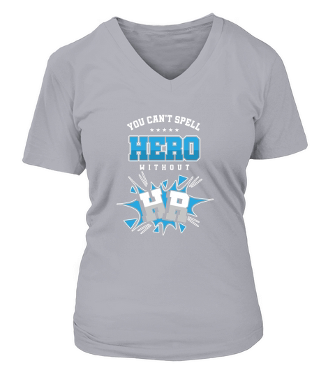 Cool Human Resource Department Cant Spell Hero Without HR V-neck T-Shirt Woman