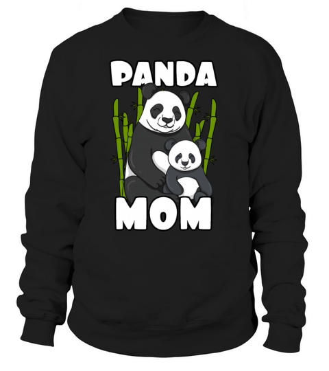 Mother Mama Mom Mum Mothers Day Baby Panda Gift Women's Sweatshirt