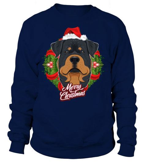 Rottweiler Lover I Merry Christmas Rottweiler Women's Sweatshirt