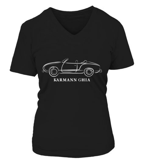 Car Karmann Ghia V-neck T-Shirt Woman
