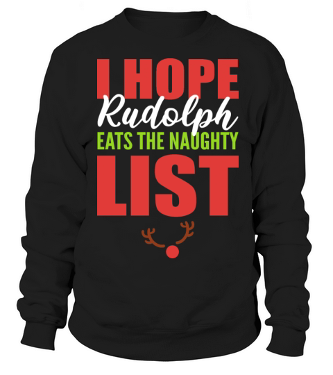 Rudolph naughty list Bad and Spicy Gift Women's Sweatshirt