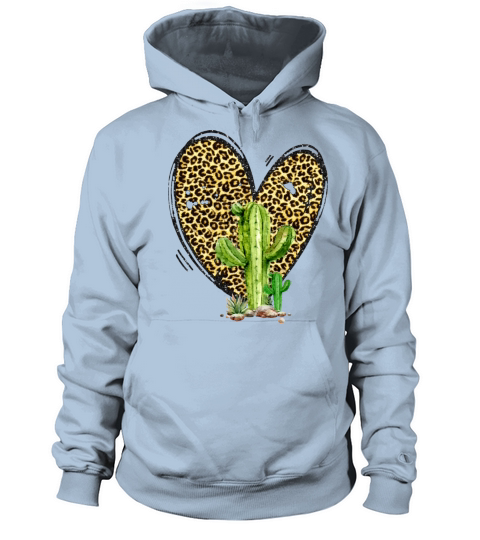 Leopard Heart Women's Hoodie