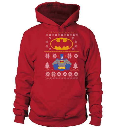 DC Comics Batman Christmas Ugly Men's Hoodie