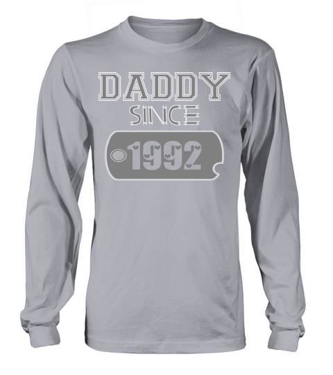 Daddy Since Tag 1992 Happy Fathers Day Women's Long Sleeve