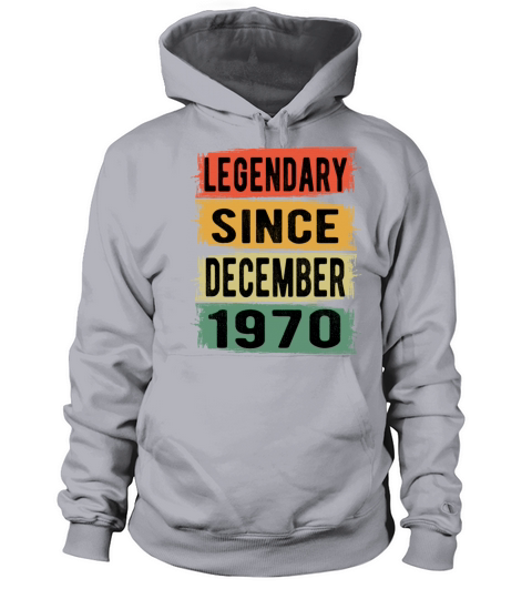 Birthday Retro Legendary December 197 Men's Hoodie