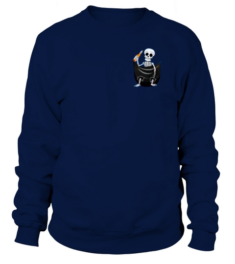Miller Lite Skeleton in pocket shirt Sweatshirt Unisex