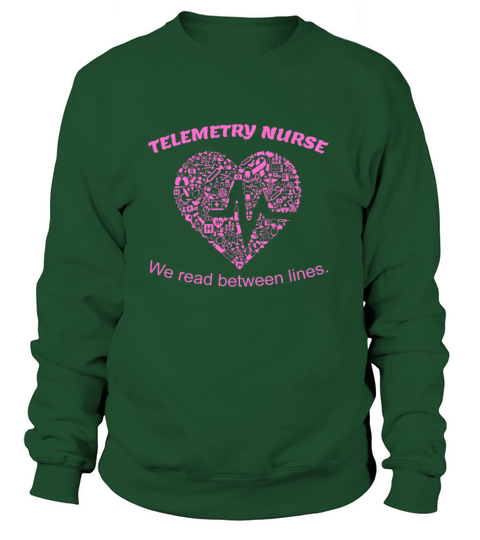 Nurse telemetry nurse we read between lines Women's Sweatshirt